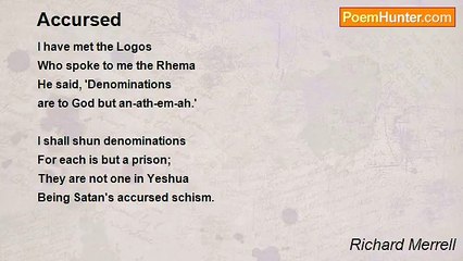 Richard Merrell - Accursed