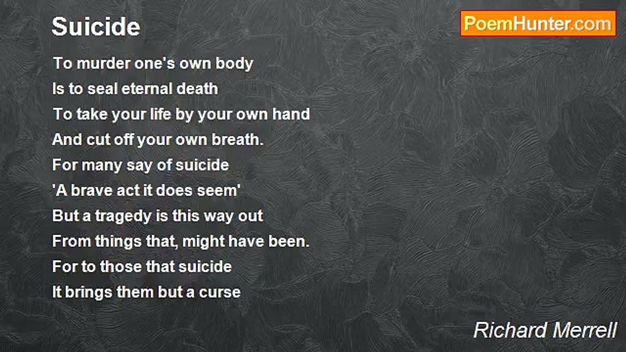 Richard Merrell - Suicide
