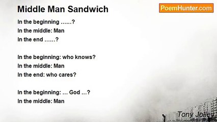 Tony Jolley - Middle Man Sandwich