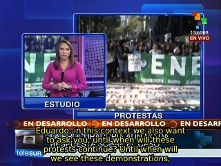 Mexico: protesters vow to continue until Ayotzinapa case is solved