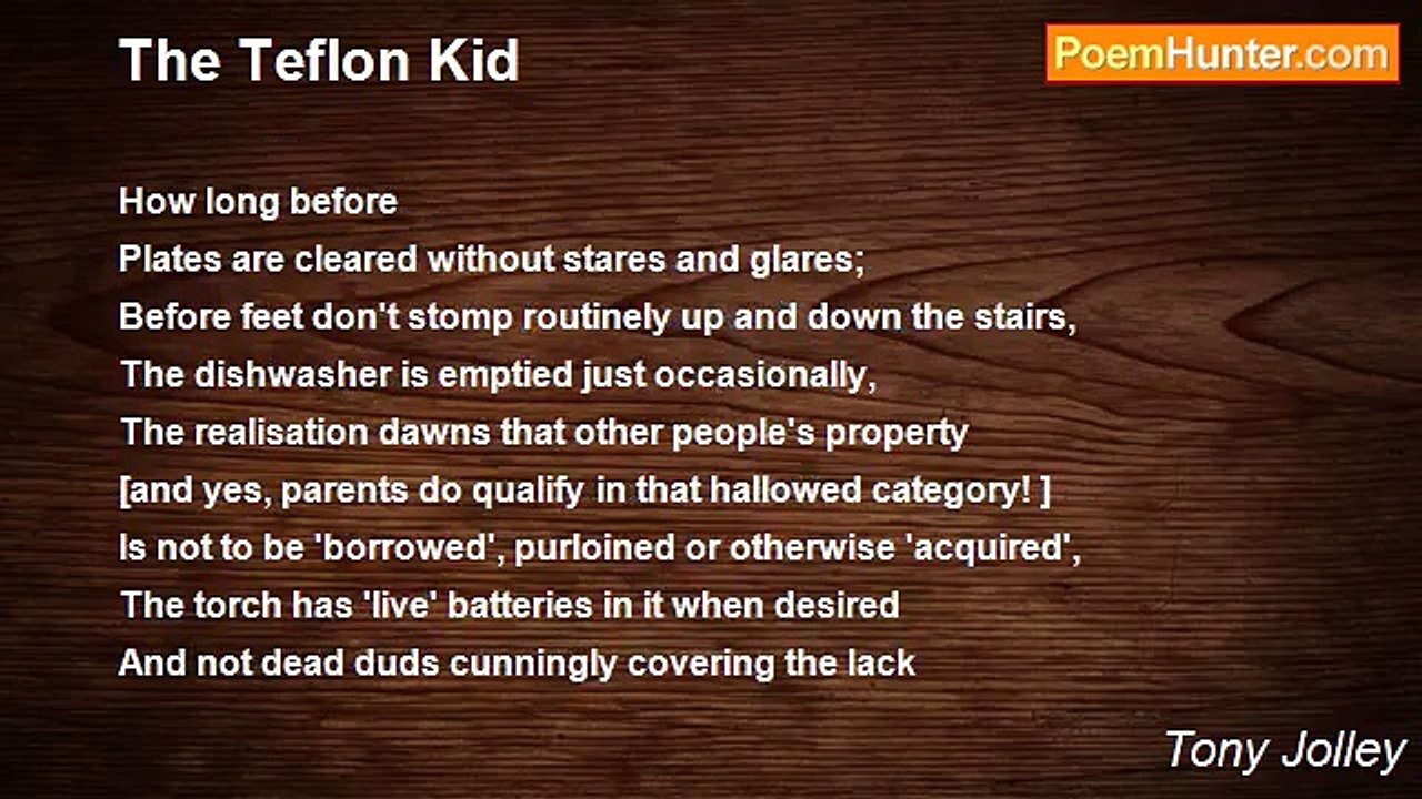 Tony Jolley - The Teflon Kid