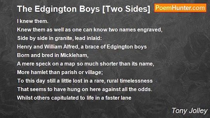 Tony Jolley - Bottles and Buts