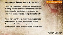 Nhuan LeXuan - Autumn Trees And Humans