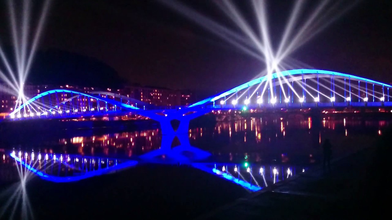 Inauguration du pont Schuman à Lyon le 5/11/2014