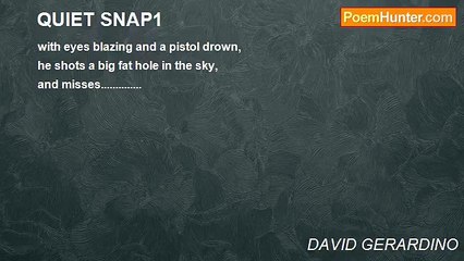 DAVID GERARDINO - QUIET SNAP1