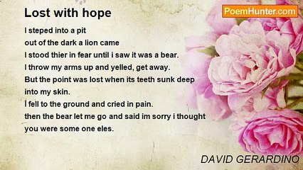 DAVID GERARDINO - Lost with hope