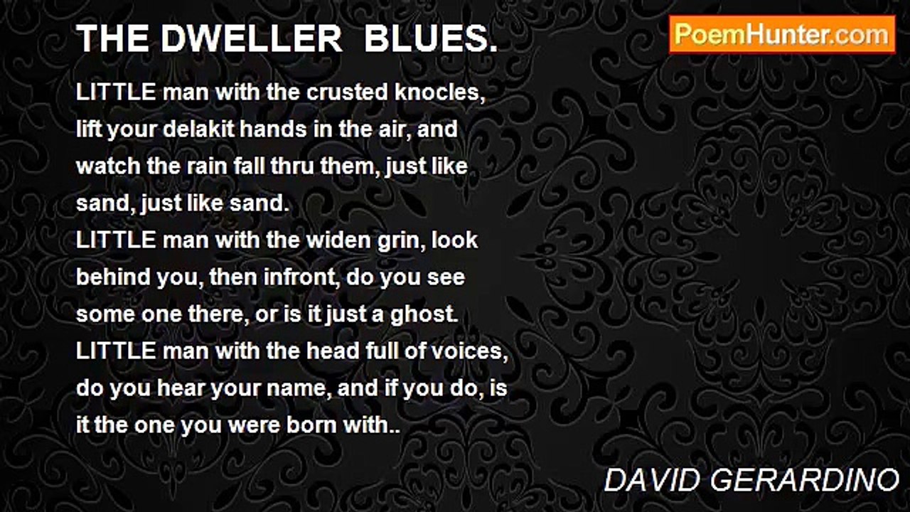 DAVID GERARDINO - THE DWELLER  BLUES.