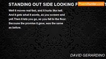 DAVID GERARDINO - STANDING OUT SIDE LOOKING FOR THE BEST98