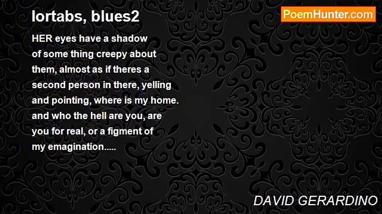DAVID GERARDINO - lortabs, blues2