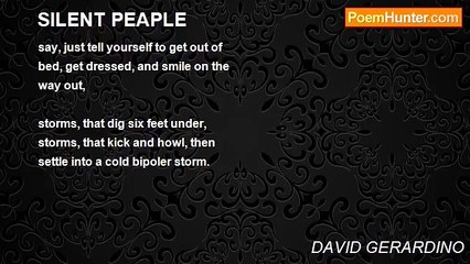 DAVID GERARDINO - SILENT PEAPLE