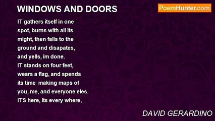 DAVID GERARDINO - WINDOWS AND DOORS