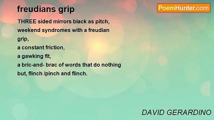 DAVID GERARDINO - freudians grip