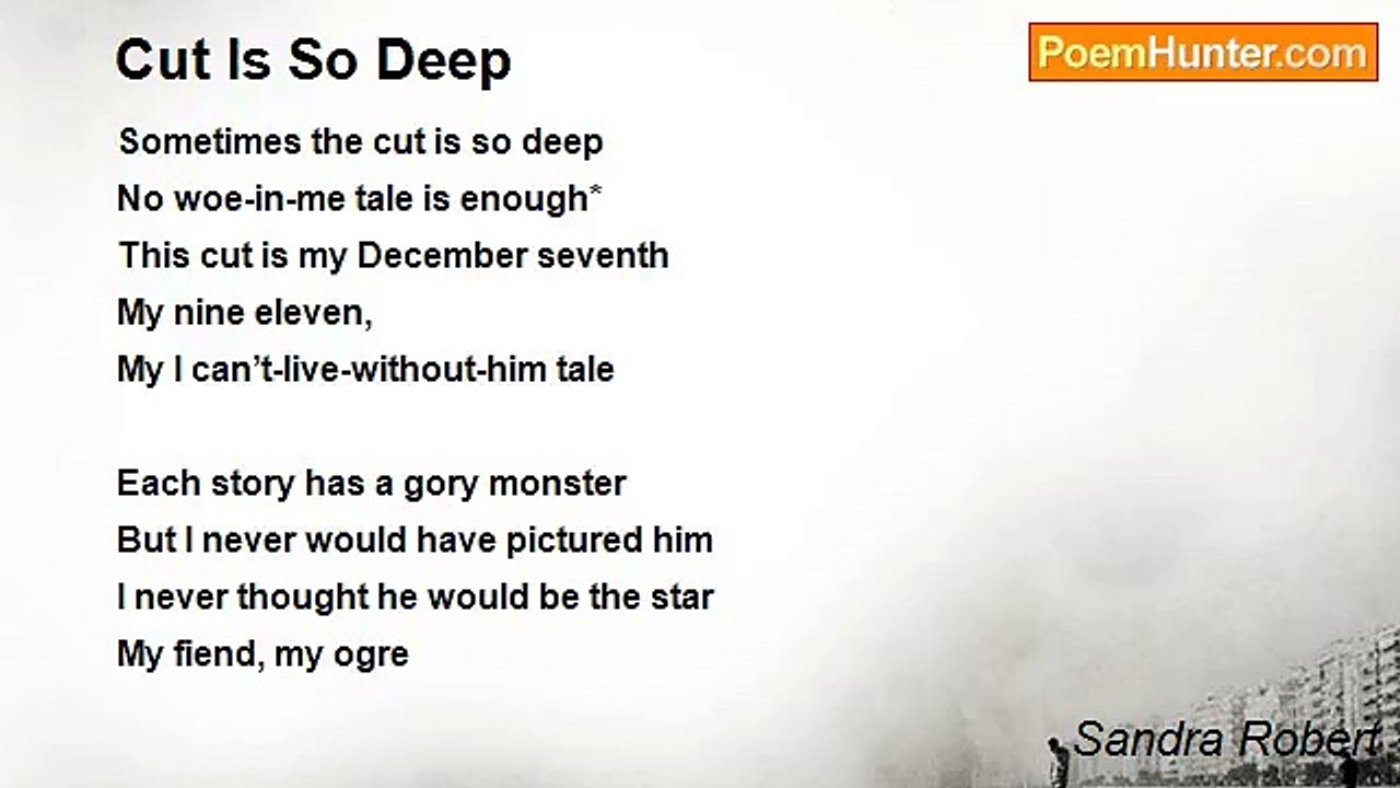 Sandra Robert - Cut Is So Deep