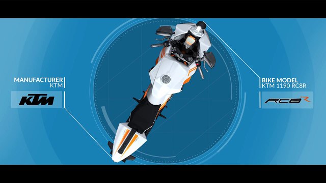 KTM 1190 RC8R 2014 en el videojuego Ride