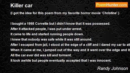 Randy Johnson - Killer car