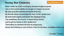 Crystal Tutson - Honey Nut Cheerios