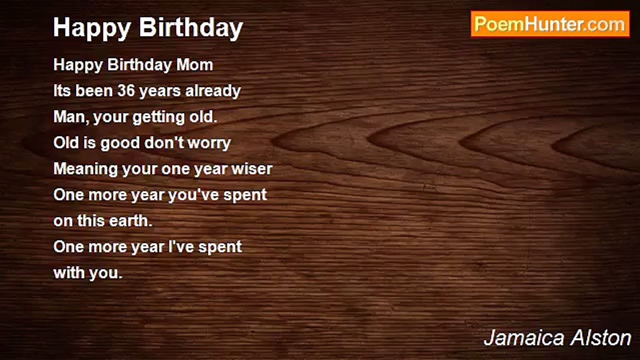Jamaica Alston - Happy Birthday