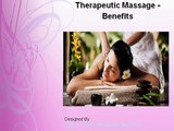 Therapeutic Massage - Benefits