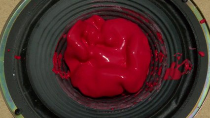 Fluide Non-Newtonien filmé en Slow Motion