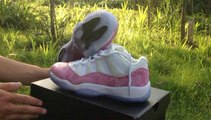 Super Perfect Jordan 11 Pink Snakeskin Low AAA Online Review Shoes-clothes-china.ru