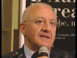 Salerno - ''Luci d'Artista'', scontro De Luca-Regione (06.11.14)