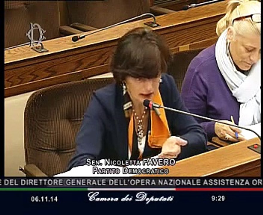 Roma -  Previdenza pubblica e privata, audizione Opera assistenza orfani sanitari (06.11.14)