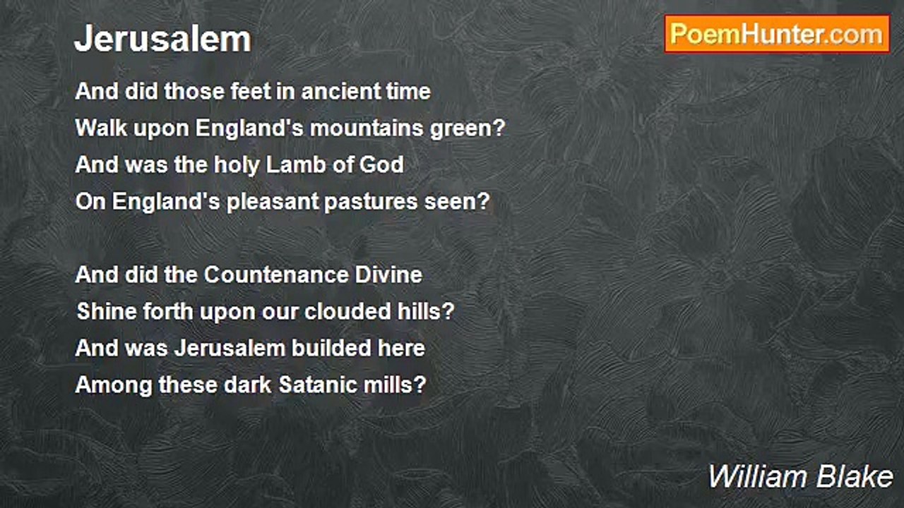 William Blake - Jerusalem