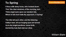 William Blake - To Spring
