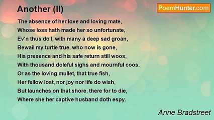 Anne Bradstreet - Another (II)