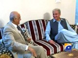 Khursheed Shah, Shah Mehmood discuss CEC appointment-07 Nov 2014