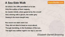 Elizabeth Barrett Browning - A Sea-Side Walk