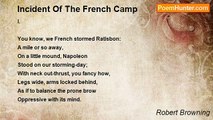 Robert Browning - Incident Of The French Camp