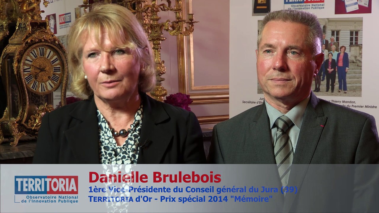 TERRITORIA 2014 : Danielle BRULEBOIS, Première Vice-Présidente du Conseil général du Jura