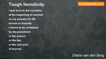 Diana van den Berg - Tough Sensitivity