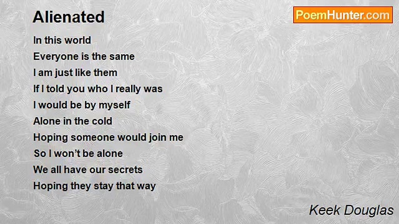 Keek Douglas - Alienated