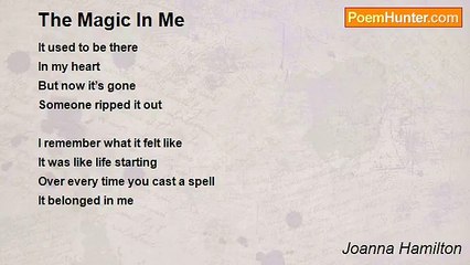 Joanna Hamilton - The Magic In Me