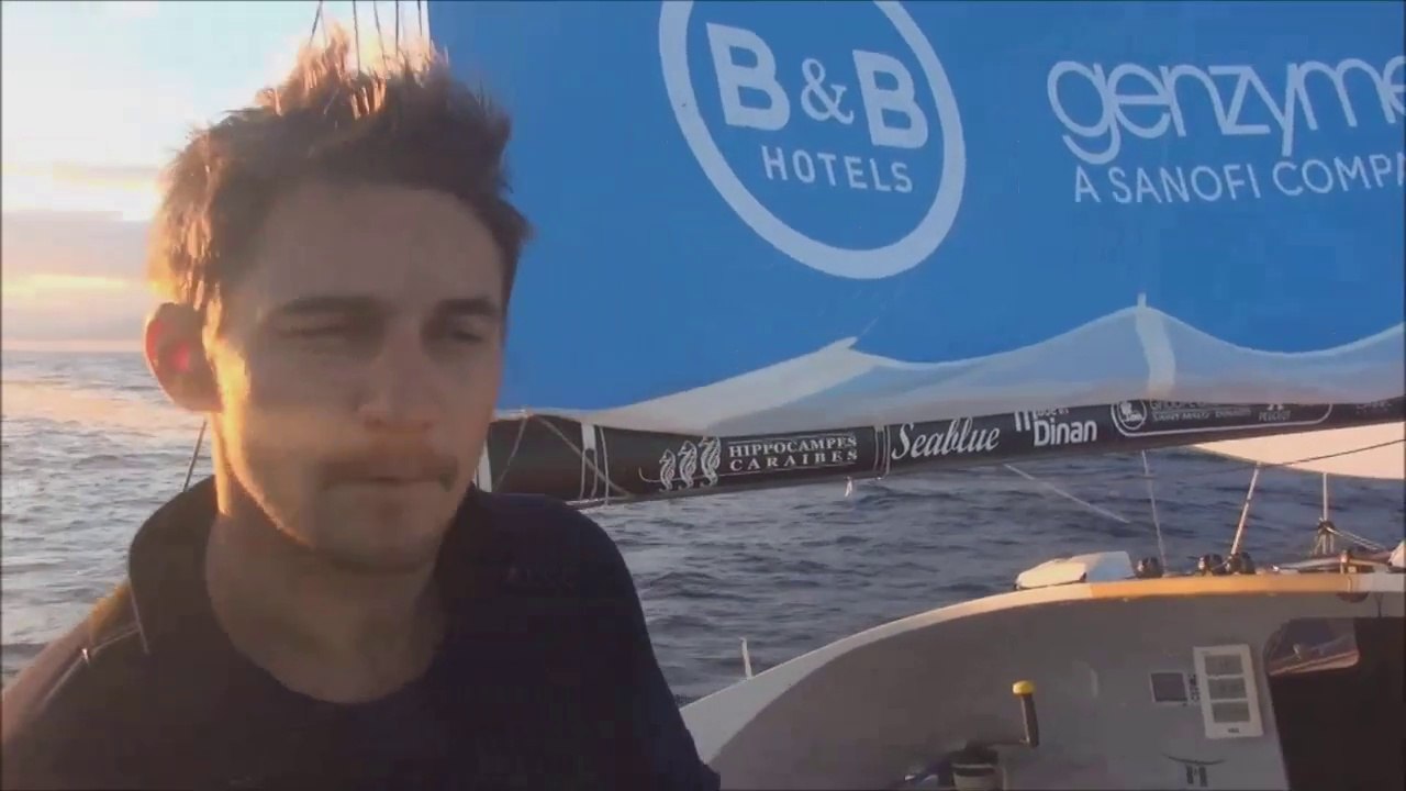 Thibault profite aussi du paysage !