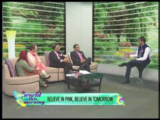 World This Morning-Pink Ribbon Awareness