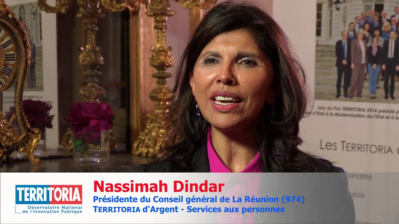 TERRITORIA 2014 : Nassimah DINDAR, Présidente du Conseil général de La Réunion