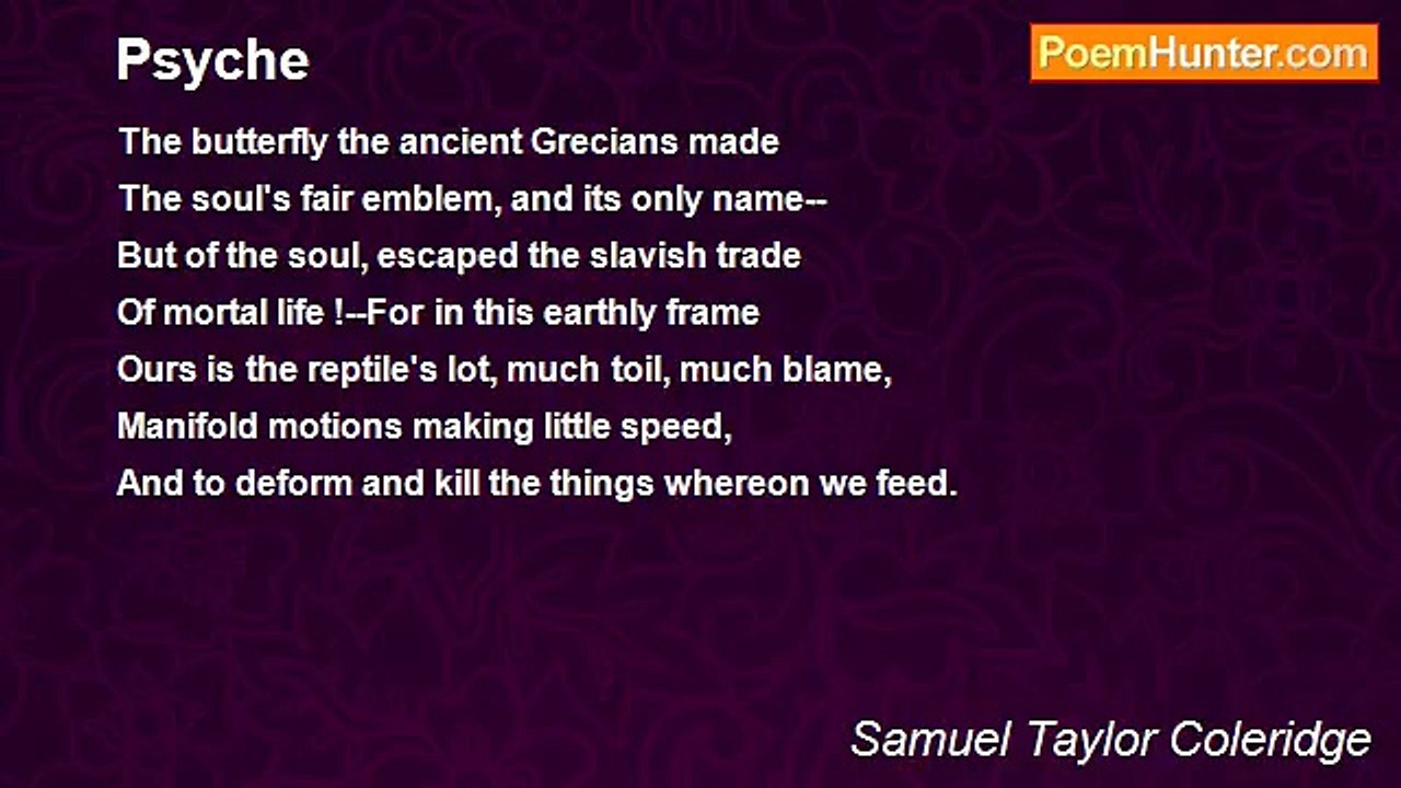 Samuel Taylor Coleridge - Psyche