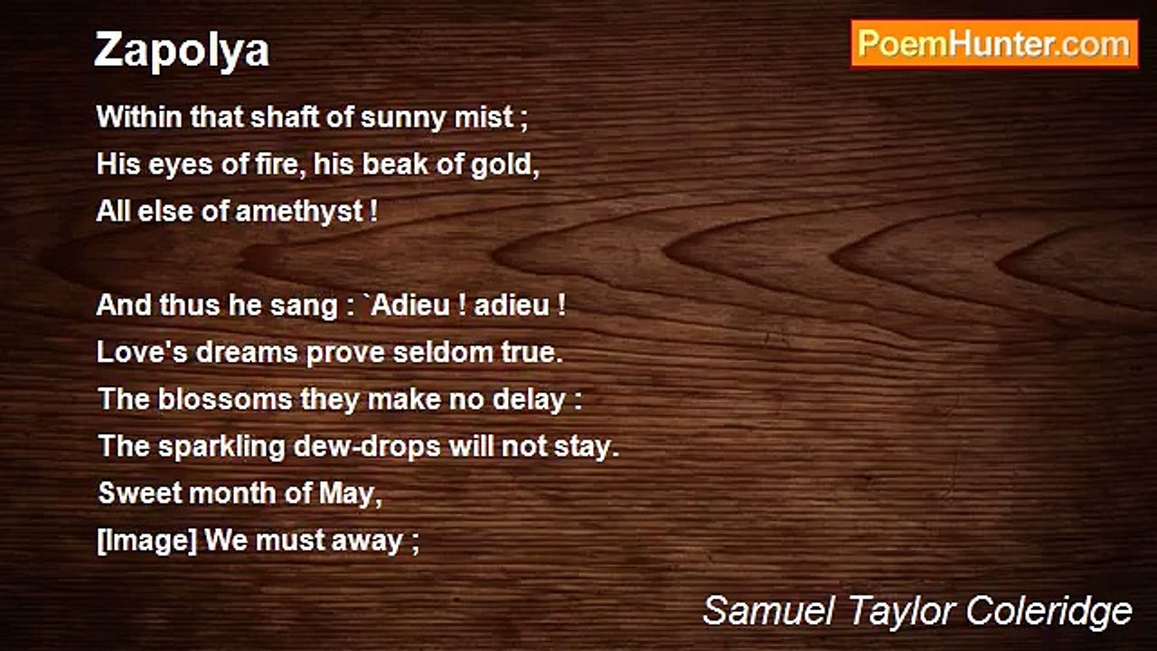 Samuel Taylor Coleridge - Zapolya