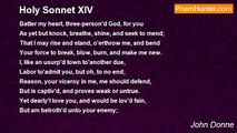 John Donne - Holy Sonnet XIV