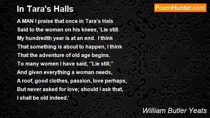 William Butler Yeats - In Tara's Halls