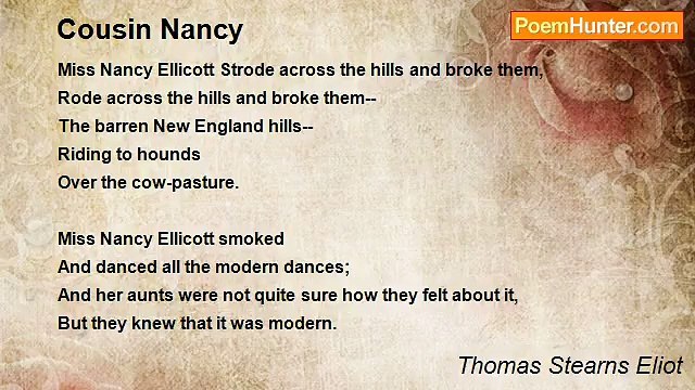 Thomas Stearns Eliot - Cousin Nancy