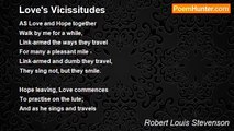 Robert Louis Stevenson - Love's Vicissitudes