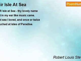 Robert Louis Stevenson - Fair Isle At Sea