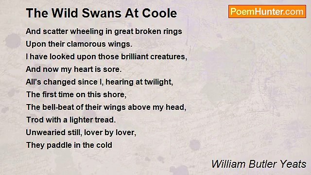 William Butler Yeats - The Wild Swans At Coole