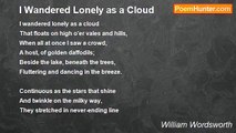 William Wordsworth - I Wandered Lonely as a Cloud