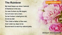 William Wordsworth - The Rainbow