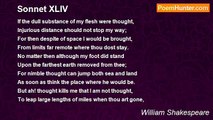 William Shakespeare - Sonnet XLIV